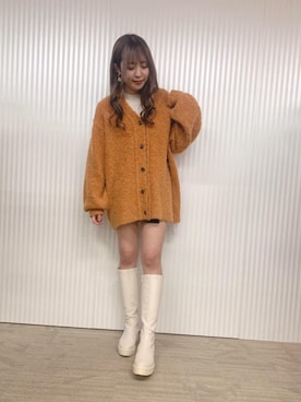 「ﾋﾞｯｸﾞｼﾙｴｯﾄ」｜emsexcite　/　エムズエキサイトさん（レディース・163cm）の秋コーディネート