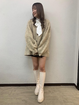 「ﾋﾞｯｸﾞｼﾙｴｯﾄ」｜emsexcite　/　エムズエキサイトさん（レディース・163cm）の秋コーディネート