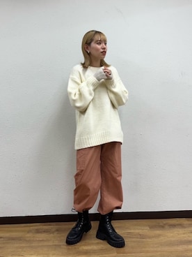 「アイテム（アームカバー）」を使った、emsexcite　/　エムズエキサイトさん（レディース・158cm）の秋コーディネート