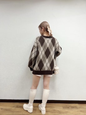 「ﾋﾞｯｸﾞｼﾙｴｯﾄ」｜emsexcite　/　エムズエキサイトさん（レディース・164cm）の秋コーディネート