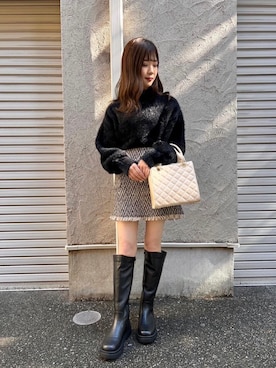 「アイテム（その他シューズ）」を使った、emsexcite　/　エムズエキサイトさん（レディース・152cm）の冬コーディネート