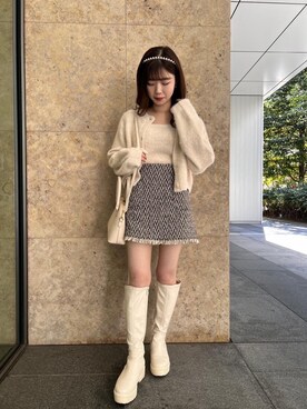 emsexcite　/　エムズエキサイトさん（レディース・152cm）の冬コーディネート