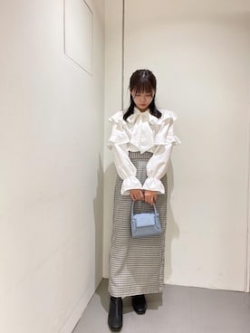 「ガーリーコーデ」｜「アイテム（その他シューズ）」を使った、emsexcite　/　エムズエキサイトさん（レディース・151cm）の冬コーディネート