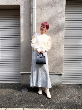 「アイテム（その他シューズ）」を使った、emsexcite　/　エムズエキサイトさん（レディース・164cm）の冬コーディネート