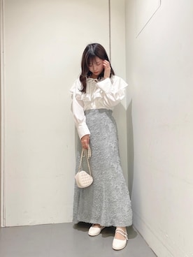 「ぶるー」｜emsexcite　/　エムズエキサイトさん（レディース・151cm）の冬コーディネート