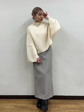 emsexcite　/　エムズエキサイトさん（レディース・158cm）の冬コーディネート