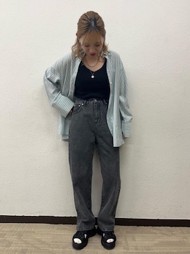 「ﾋﾞｯｸﾞｼﾙｴｯﾄ」｜emsexcite　/　エムズエキサイトさん（レディース・158cm）の春コーディネート