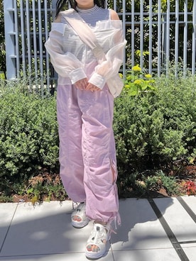 emsexcite　/　エムズエキサイトさん（レディース・158cm）の夏コーディネート