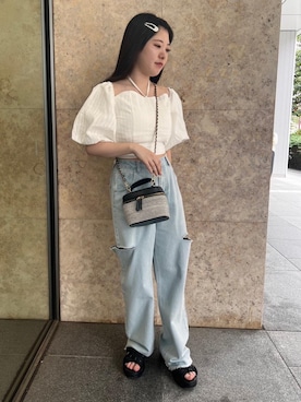 emsexcite　/　エムズエキサイトさん（レディース・152cm）の夏コーディネート