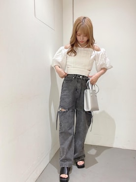 「ガーリーコーデ」｜emsexcite　/　エムズエキサイトさん（レディース・151cm）の夏コーディネート