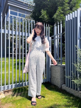 「ガーリーコーデ」｜「アイテム（その他シューズ）」を使った、emsexcite　/　エムズエキサイトさん（レディース・152cm）の夏コーディネート