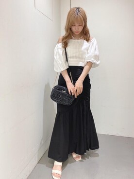 「ガーリーコーデ」｜「アイテム（サンダル）」を使った、emsexcite　/　エムズエキサイトさん（レディース・151cm）の夏コーディネート