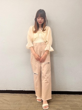 emsexcite　/　エムズエキサイトさん（レディース・156cm）の夏コーディネート