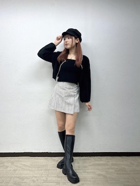 「ガーリーコーデ」｜「アイテム（その他シューズ）」を使った、emsexcite　/　エムズエキサイトさん（レディース・166cm）の秋コーディネート