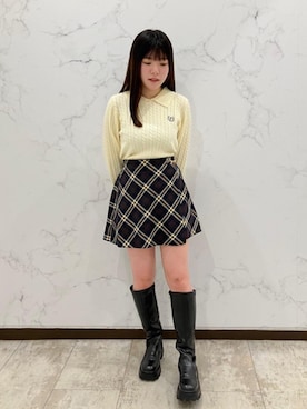 「ガーリーコーデ」｜「アイテム（その他シューズ）」を使った、emsexcite　/　エムズエキサイトさん（レディース・152cm）の秋コーディネート