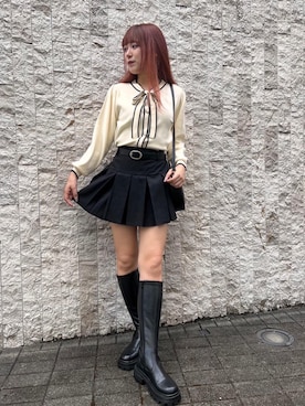 「アイテム（その他シューズ）」を使った、emsexcite　/　エムズエキサイトさん（レディース・166cm）の秋コーディネート