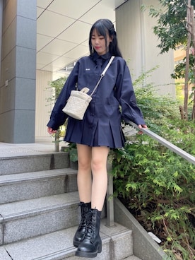 「ガーリーコーデ」｜「アイテム（その他シューズ）」を使った、emsexcite　/　エムズエキサイトさん（レディース・156cm）の秋コーディネート