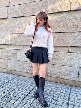 「ガーリーコーデ」｜「アイテム（その他シューズ）」を使った、emsexcite　/　エムズエキサイトさん（レディース・166cm）の秋コーディネート