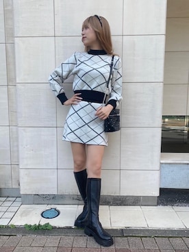 「ガーリーコーデ」｜「アイテム（その他シューズ）」を使った、emsexcite　/　エムズエキサイトさん（レディース・166cm）の秋コーディネート