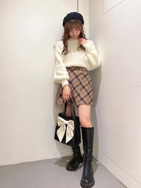 「RETRO GIRL（レトロガール）のアイテム」を使った、emsexcite　/　エムズエキサイトさん（レディース・151cm）の秋コーディネート