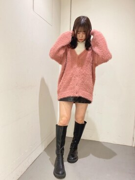 「韓国コーデ」｜「アイテム（その他シューズ）」を使った、emsexcite　/　エムズエキサイトさん（レディース・151cm）の秋コーディネート