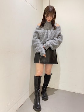 「韓国コーデ」｜「アイテム（その他シューズ）」を使った、emsexcite　/　エムズエキサイトさん（レディース・151cm）の秋コーディネート