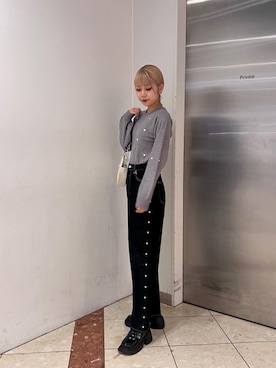 「韓国コーデ」｜「アイテム（その他シューズ）」を使った、emsexcite　/　エムズエキサイトさん（レディース・164cm）の秋コーディネート