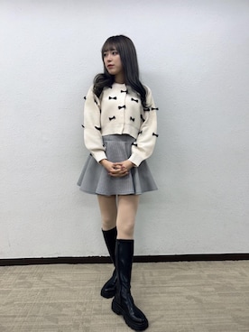 「アイテム（その他シューズ）」を使った、emsexcite　/　エムズエキサイトさん（レディース・166cm）の冬コーディネート