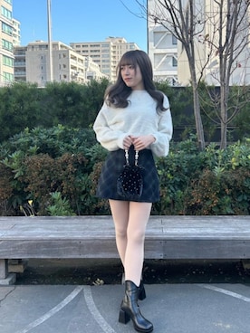 emsexcite　/　エムズエキサイトさん（レディース・166cm）の冬コーディネート