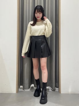 emsexcite　/　エムズエキサイトさん（レディース・156cm）の冬コーディネート