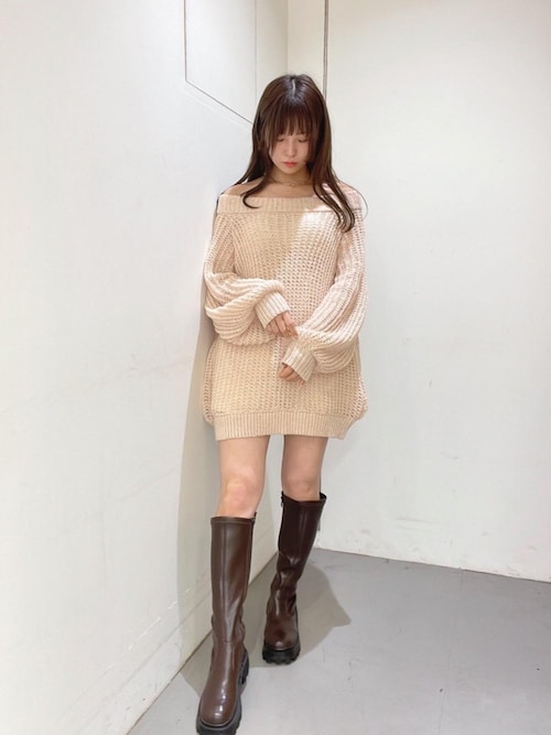 Geek chic★プリーツロングブーツ(24-14) 春 ブーツ ロングブーツ[品番：FI000007973]｜futier land