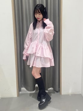 「からーこーで」｜emsexcite　/　エムズエキサイトさん（レディース・156cm）の冬コーディネート