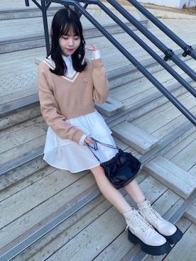 emsexcite　/　エムズエキサイトさん（レディース・156cm）の冬コーディネート