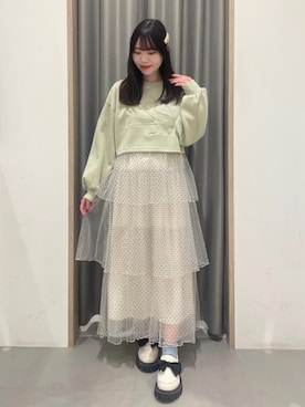 emsexcite　/　エムズエキサイトさん（レディース・156cm）の春コーディネート