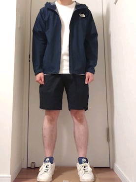 「スタンスミス」｜「アイテム（その他アウター）」を使った、ろびーさん（メンズ・165cm）の春コーディネート