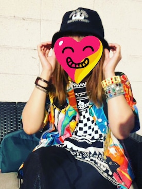 「SNOID（スノイド）のアイテム」を使った、RITZAさん（レディース・160cm）の夏コーディネート