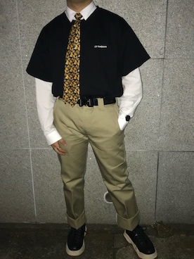 「アイテム（フォーマルスーツ/小物）」を使った、ジャンさん（メンズ・169cm・10代）の春コーディネート