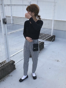 「L'arcobaleno（ラルコバレーノ）のアイテム」を使った、ochieさん（レディース・157cm）の春コーディネート