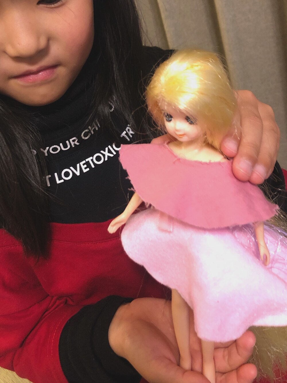 「リカちゃんのアイテム（その他、その他）」を使った、tomba2014さん（キッズ・120cm）の春コーディネートの1枚目の写真