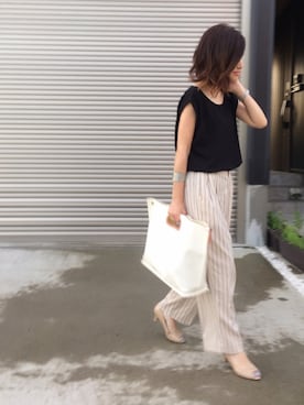 「レプシィム(LEPSIM)」｜「アイテム（腕時計）」を使った、kuukoさん（レディース・153cm）の夏コーディネート