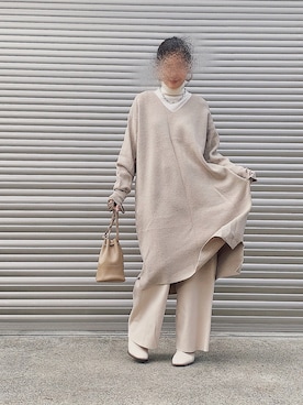「アイテム（ワンピース/ドレス）」を使った、kuukoさん（レディース・153cm・40代）の秋コーディネート