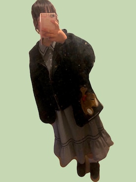 「apres jour（アプレジュール）のアイテム（マウンテンパーカー）」を使った、moe¨̮ さん（レディース・157cm）の春コーディネート