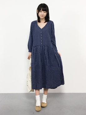 「Sunny clouds（サニークラウズ）のアイテム（ワンピース/ドレス）」を使った、はしもさん（レディース・162cm）の秋コーディネート