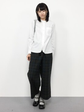 「タータンチェック」｜はしもさん（レディース・162cm）の秋コーディネート