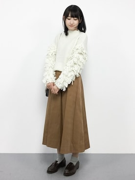 「IRONY（アイロニー）のアイテム」を使った、はしもさん（レディース・162cm）の秋コーディネート