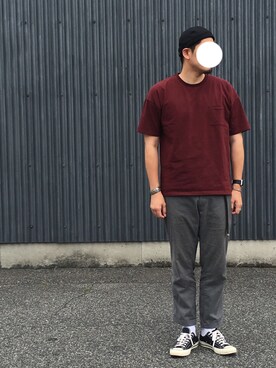 「コーディネート」｜「アイテム（ニットキャップ/ビーニー）」を使った、nowhere☻さん（メンズ・180cm）の夏コーディネート