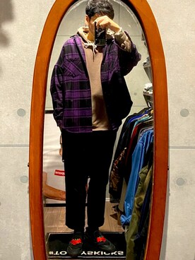 「Carhartt WIP（カーハートダブリューアイピー）のアイテム（チノパンツ）」を使った、nowhere☻さん（メンズ・180cm）の冬コーディネート