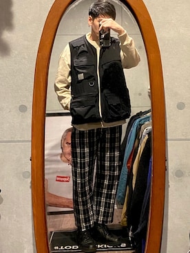 「Carhartt WIP（カーハートダブリューアイピー）のアイテム（その他アウター）」を使った、nowhere☻さん（メンズ・180cm）の冬コーディネート