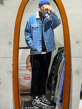 「Carhartt WIP（カーハートダブリューアイピー）のアイテム（チノパンツ）」を使った、nowhere☻さん（メンズ・180cm）の冬コーディネート