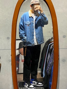「Carhartt WIP（カーハートダブリューアイピー）のアイテム（チノパンツ）」を使った、nowhere☻さん（メンズ・180cm）の春コーディネート